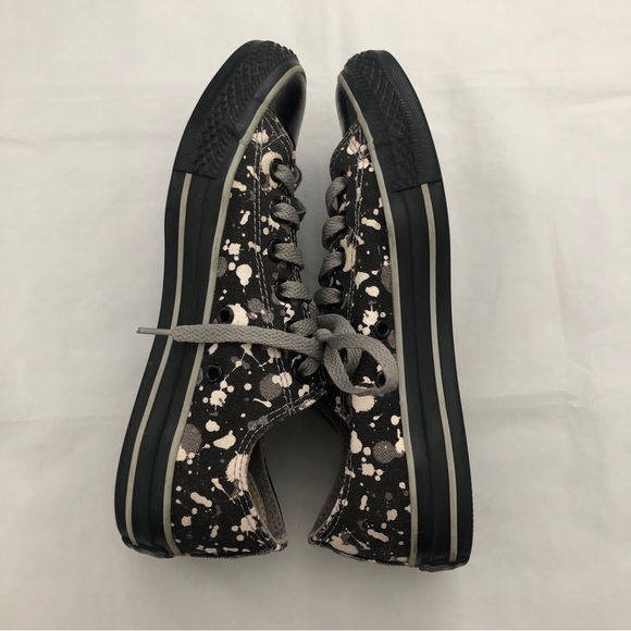 Converse Paint Drip Splatter Low Top Sneakers - Picture 5 of 11